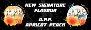 New Signature Flavour: A.P.P (APricot Peach)!