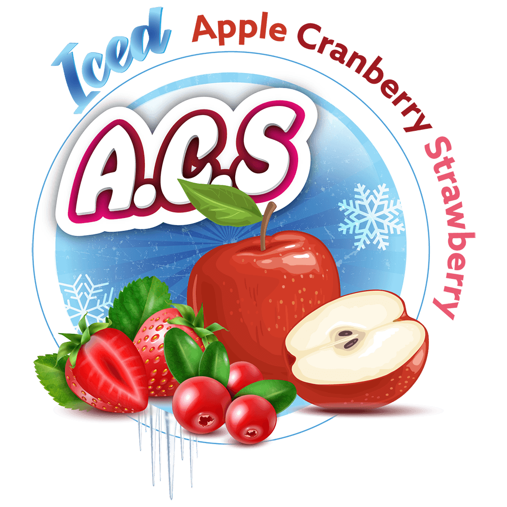 A.C.S. (Apple Cranberry Strawberry) Iced 60/120ml