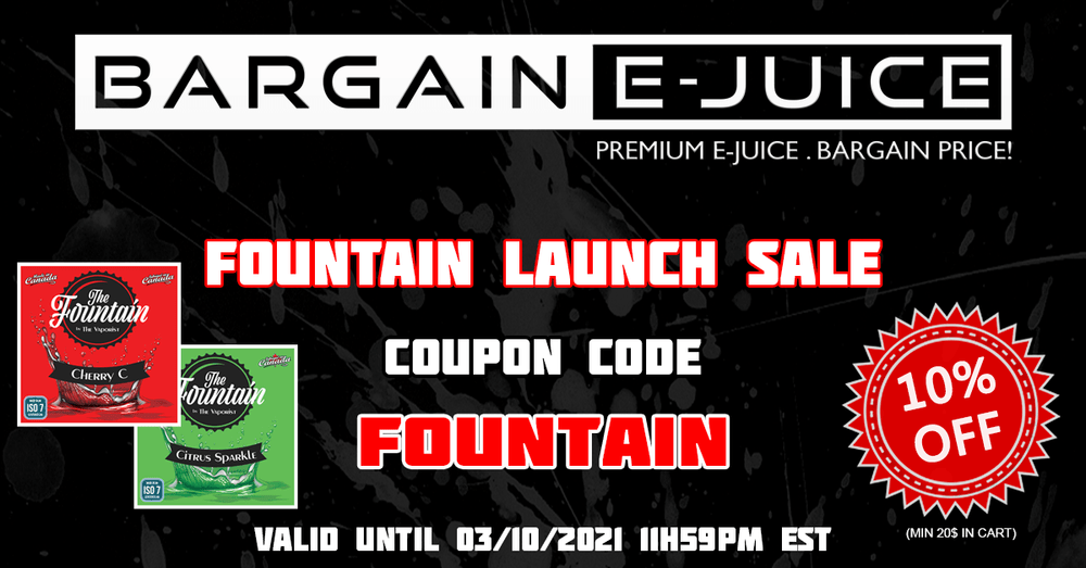 The Fountain Launch Sale!