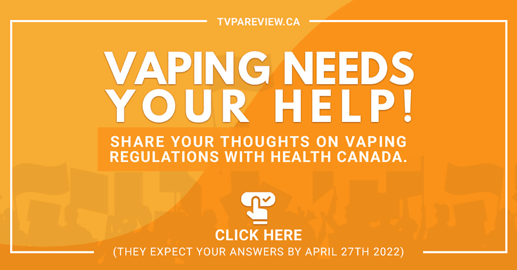 Have your voice be heard! Help save vaping!