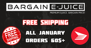Free Shipping on order 60$+ all January!