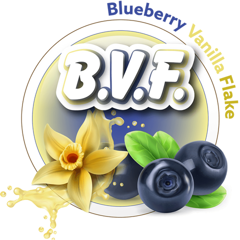 B.V.F (Blueberry Vanilla Flake) 60ml/120ml