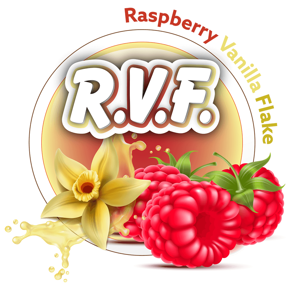 R.V.F. (Raspberry Vanilla Flake) 60/120ml (Custom Ratio/Shot/Salt Nic)