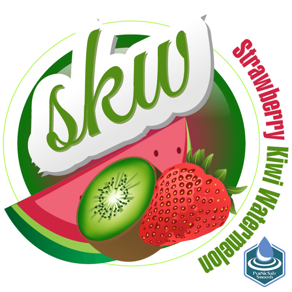 S.K.W (Strawberry Kiwi Watermelon) (60ml Salt Nic)
