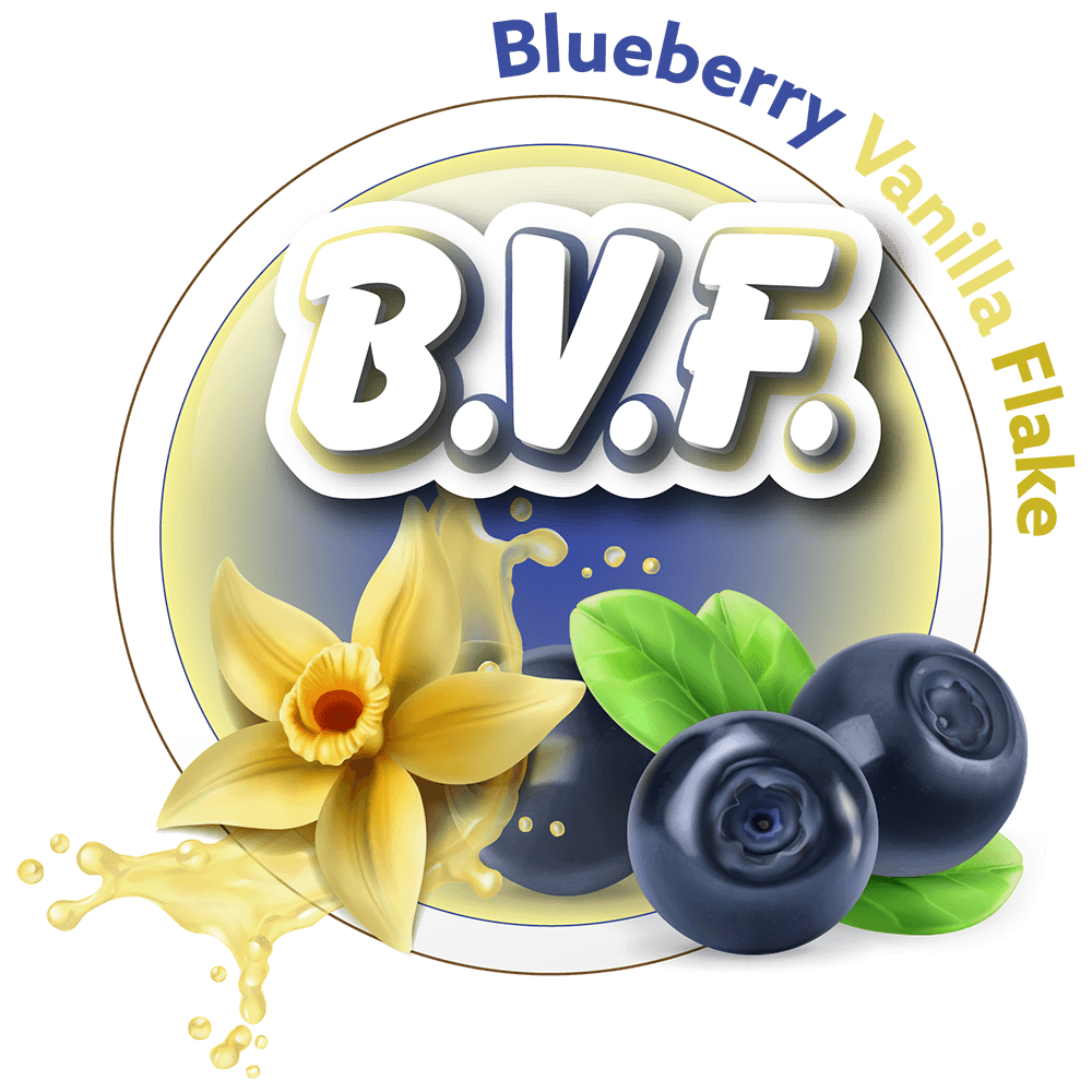 B.V.F (Blueberry Vanilla Flake) 60/120ml