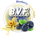B.V.F (Blueberry Vanilla Flake) 60/120ml B.V.F (Blueberry Vanilla Flake) 60/120ml