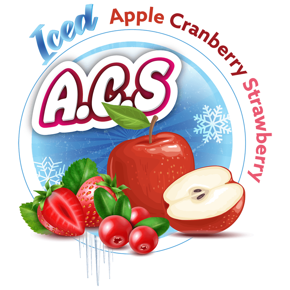 A.C.S (Apple Cranberry Strawberry) Iced 60/120ml