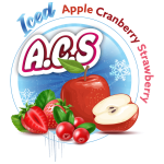 A.C.S (Apple Cranberry Strawberry) Iced 60/120ml A.C.S (Apple Cranberry Strawberry) Iced 60/120ml